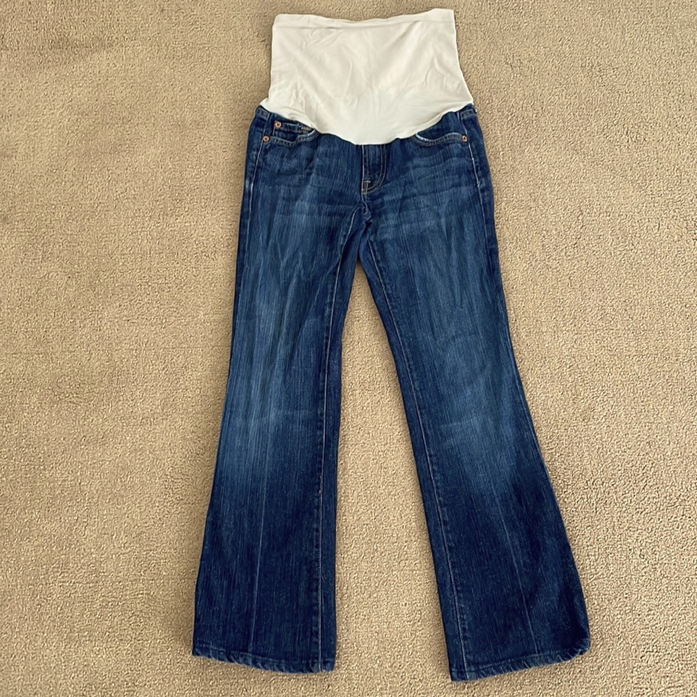 7 for all mankind designer maternity jeans